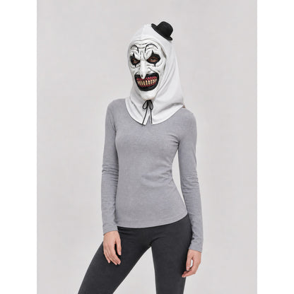 Scary Clown Mask with Hood for Cosplay
