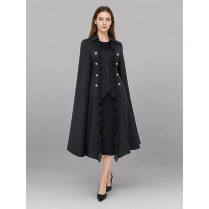 Black Gothic Carnival Cloak with Lace occasion guide
