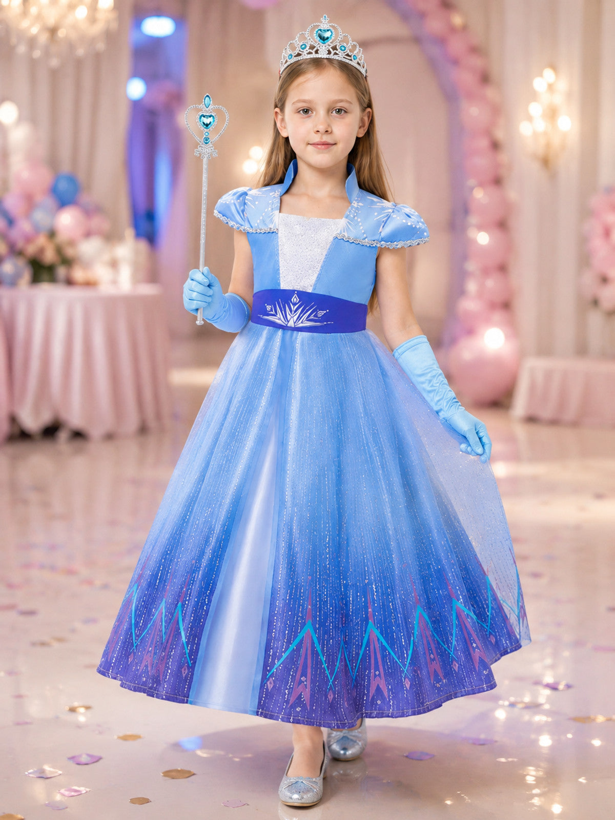 Costume Dress with a Full Layered Skirt lifestyle view