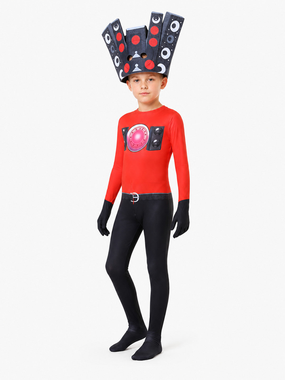 TV Man Jumpsuit with Speakers from Skibidi Toilet