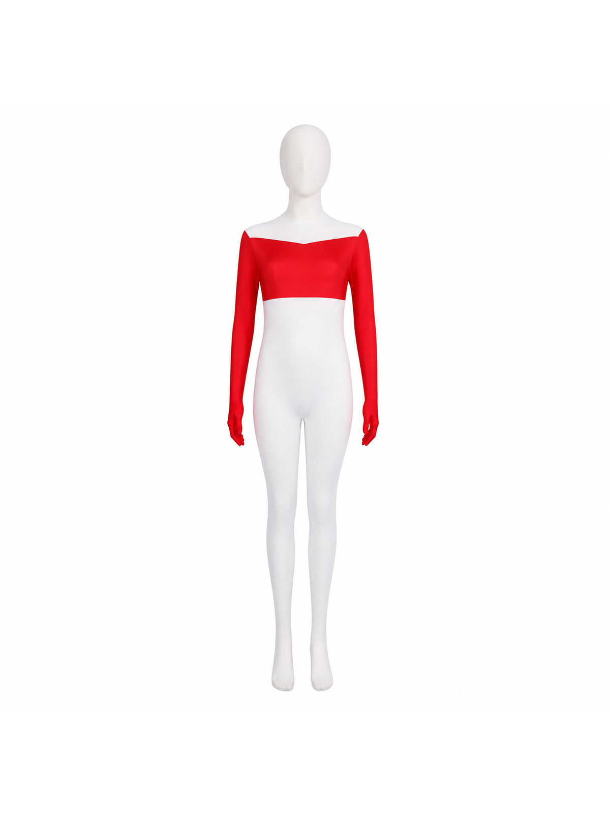 Red and White Cartoon Character Jumpsuit product detail