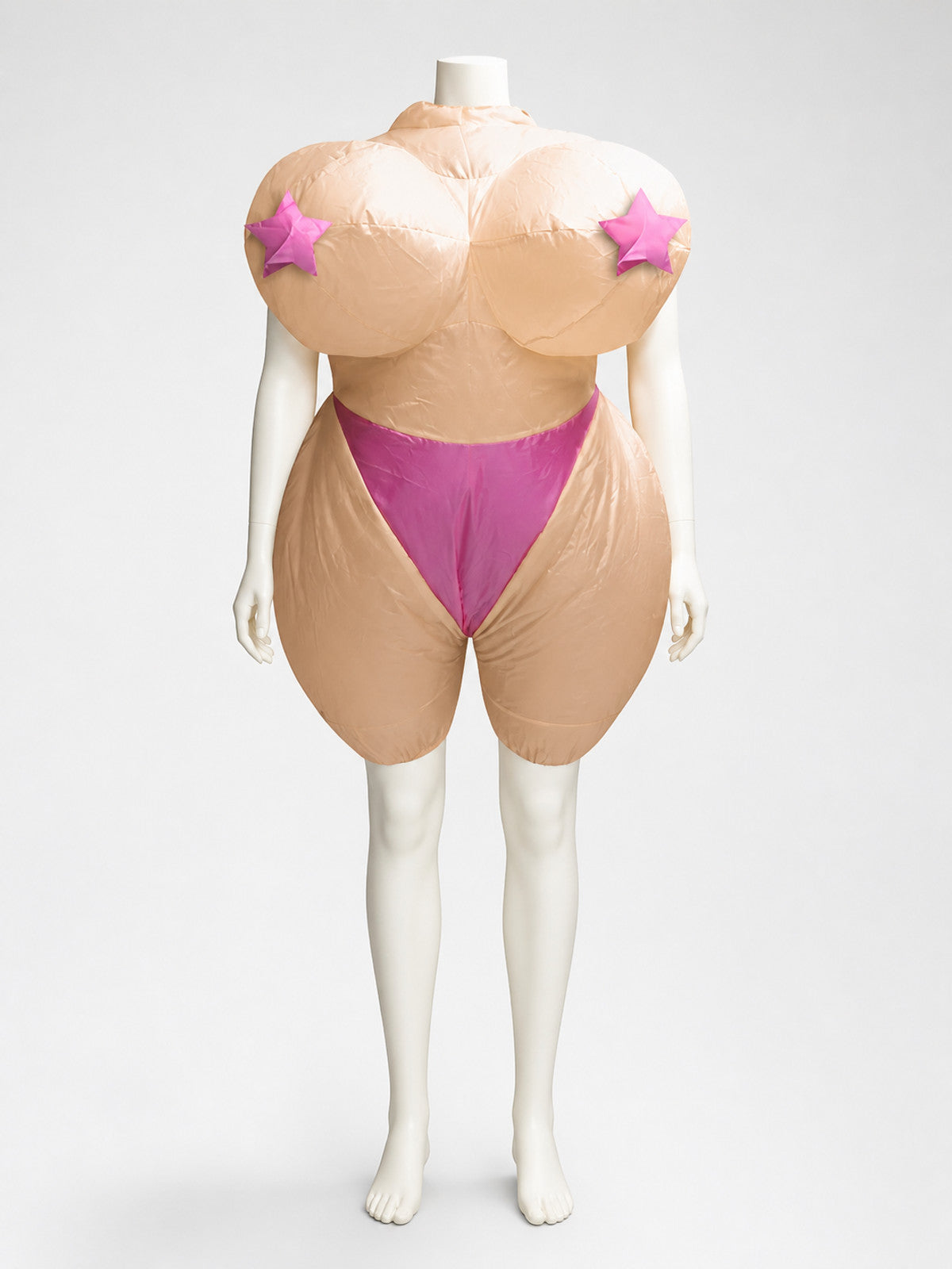 Inflatable Jumpsuit Costume with an Exaggerated Shape
