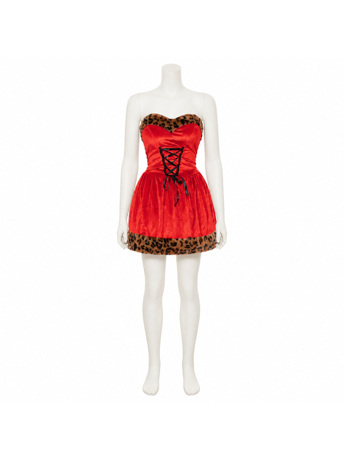 Red Carnival Dress with Ears and Tail Costume Dresses detail