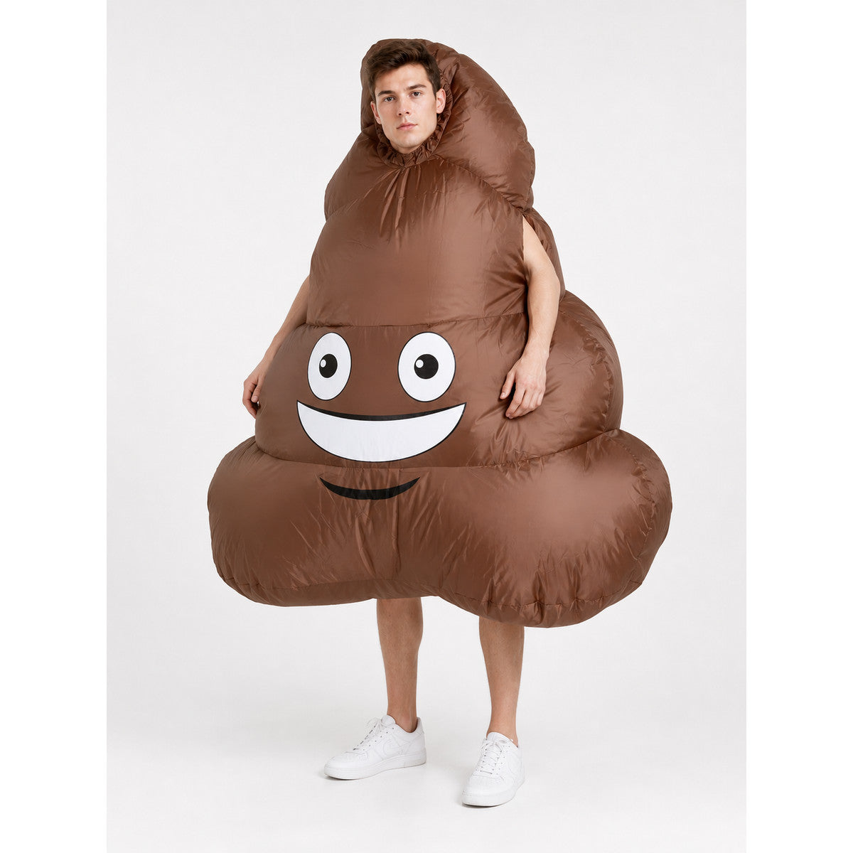 Inflatable Poop Costume with Face, One Size