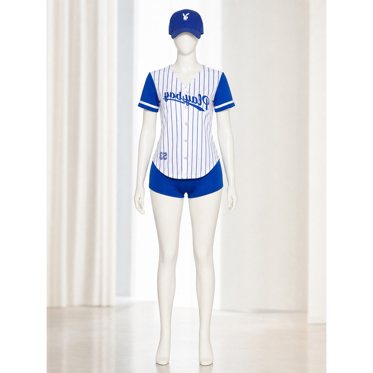 Striped Baseball-Style Carnival Costume lifestyle