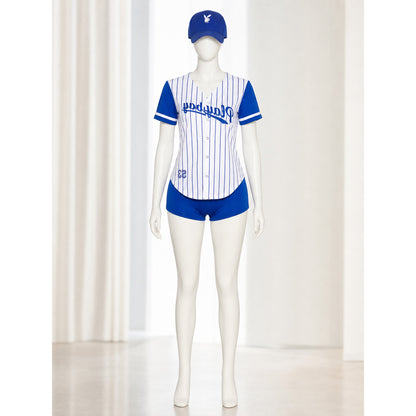 Striped Baseball-Style Carnival Costume lifestyle
