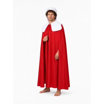 Thragg Cosplay Cape with Fur Trim Costume Capes detail