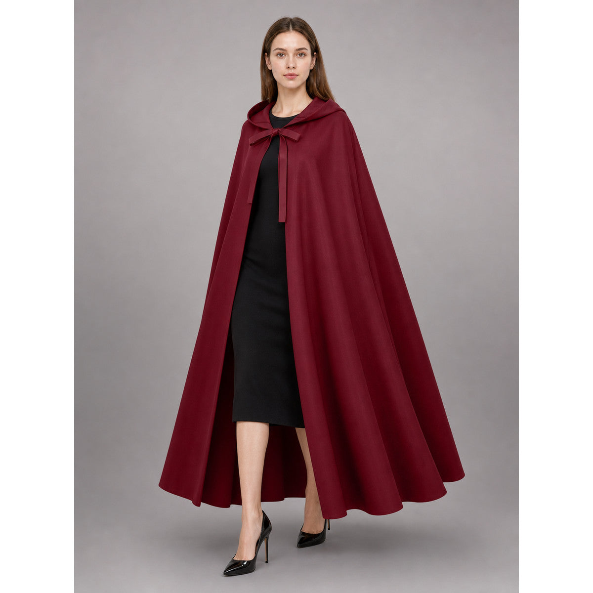 Medieval Burgundy Hooded Carnival Cloak occasion guide