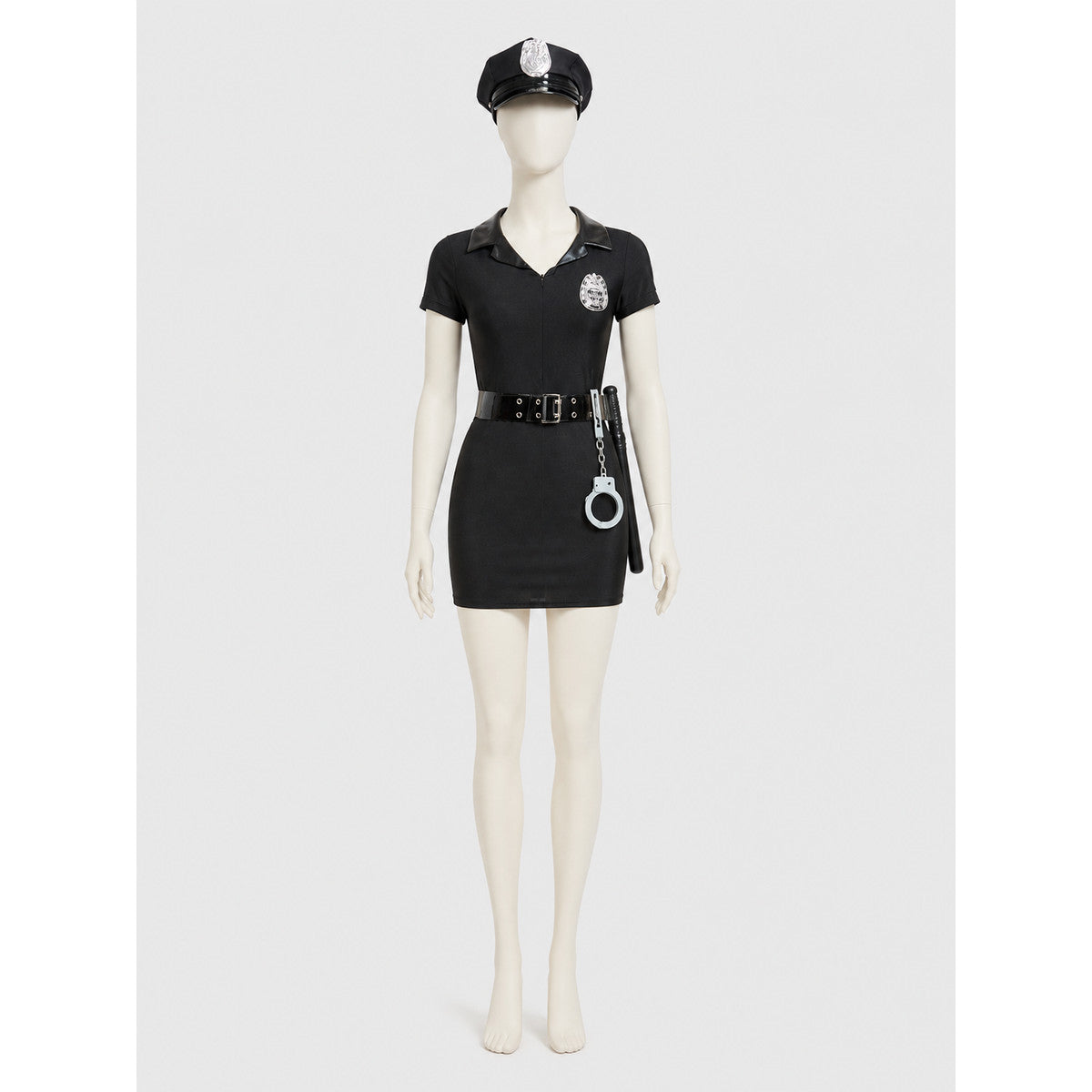 Police Officer Costume Dress S-3XL for Halloween Costume Dresses detail