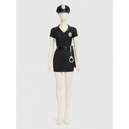 Police Officer Costume Dress S-3XL for Halloween Costume Dresses detail