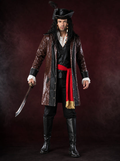 Retro-Style Pirate Costume for Cosplay and Halloween main product view