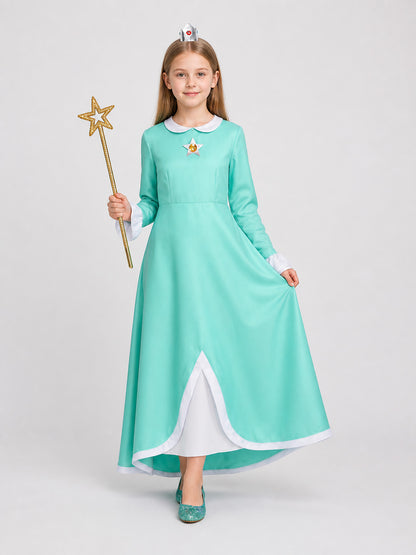 Rosalina Princess Dress with Brooch, Long