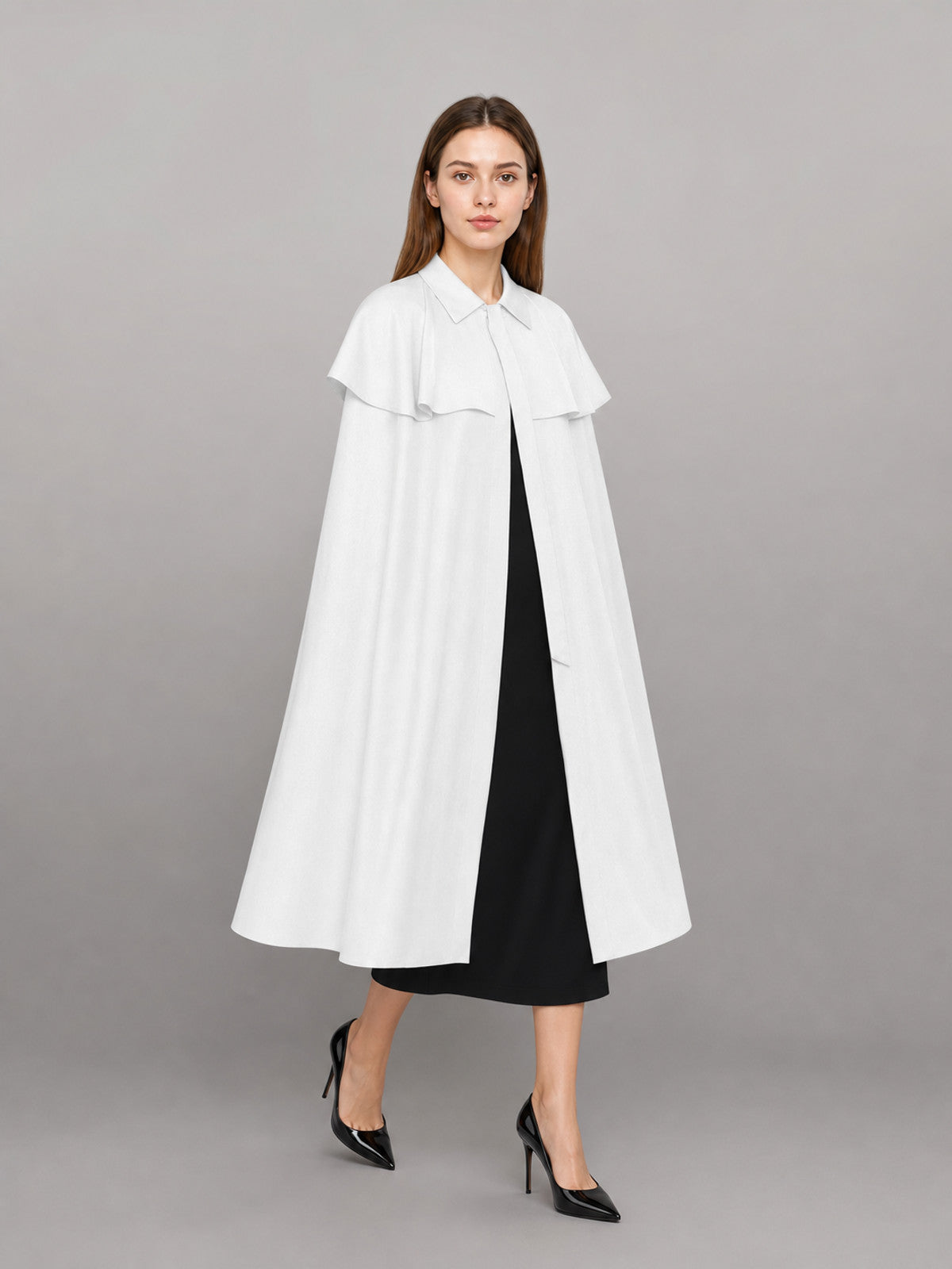 White Costume Dress with Collar and Short Sleeves occasion guide
