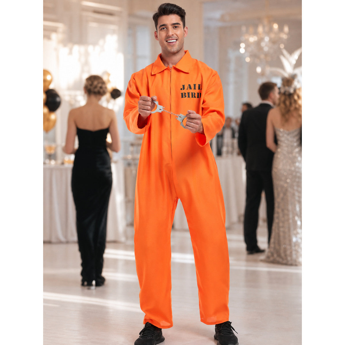 Orange Jumpsuit for Cosplay and Themed Parties