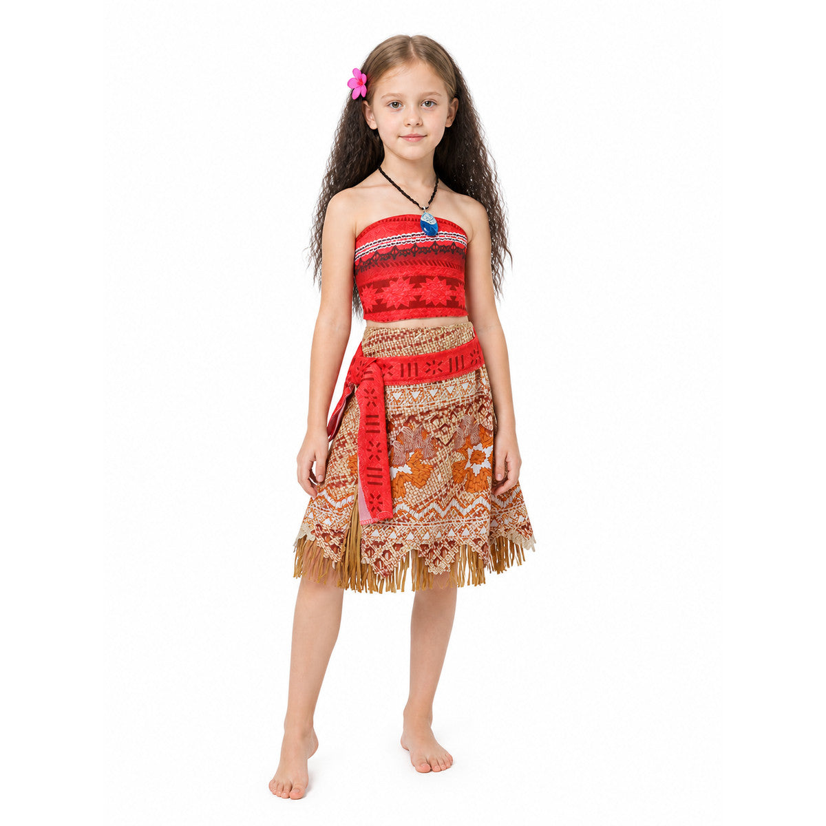 Kids' Moana Halloween Costume with Dress and Accessories Costume Dresses detail