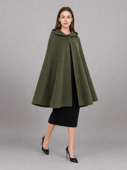 Olive Green Costume Cloak with Hood occasion guide
