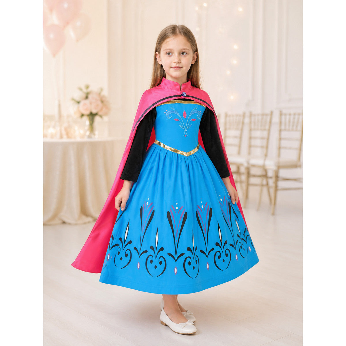 Pink and Blue Princess Costume for Halloween