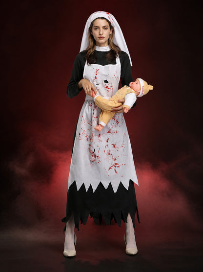 Halloween Costume with Dress and Apron