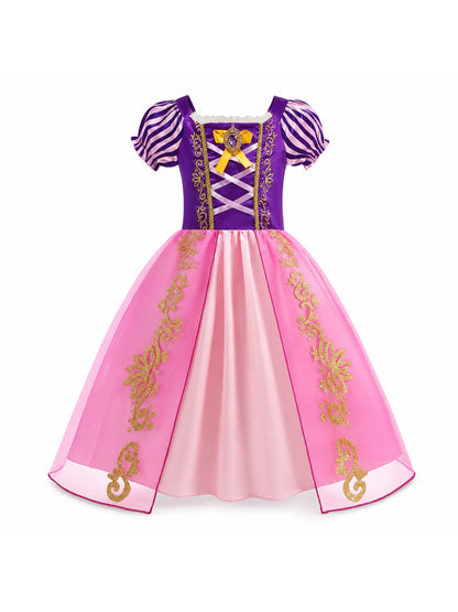 2026 Girl Princess Dress Costume Princess Cosplay Halloween Carnival Party