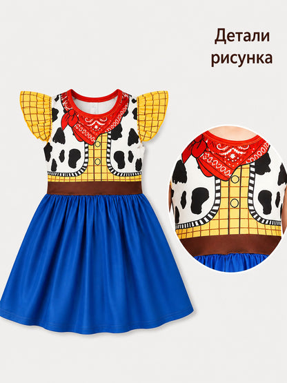 Children's Polka Dot Dress, Toy Story detail view