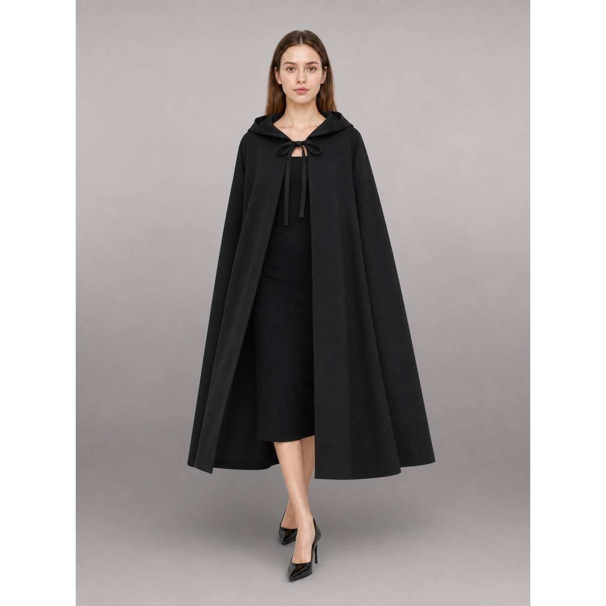 Long black hooded costume cape occasion guide