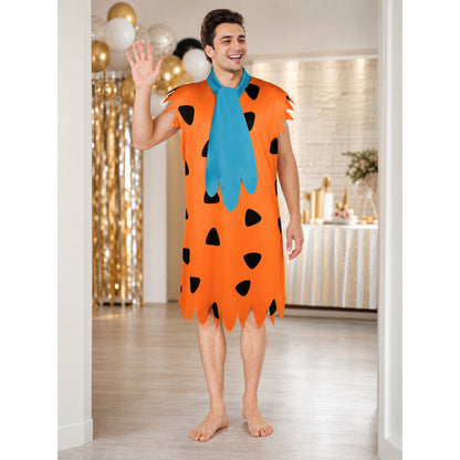 Caveman Costume with Bracelet and Club lifestyle