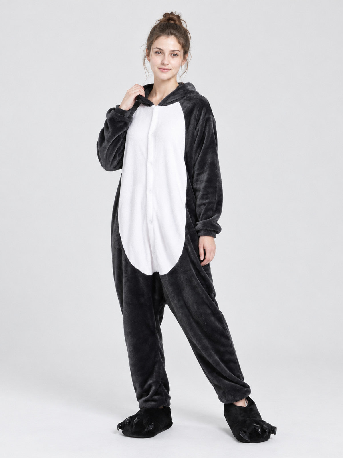 Sea Lion Pajama Jumpsuit with White Insert