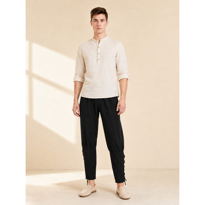 Men’s jogger pants with cuffs and drawstring lifestyle view