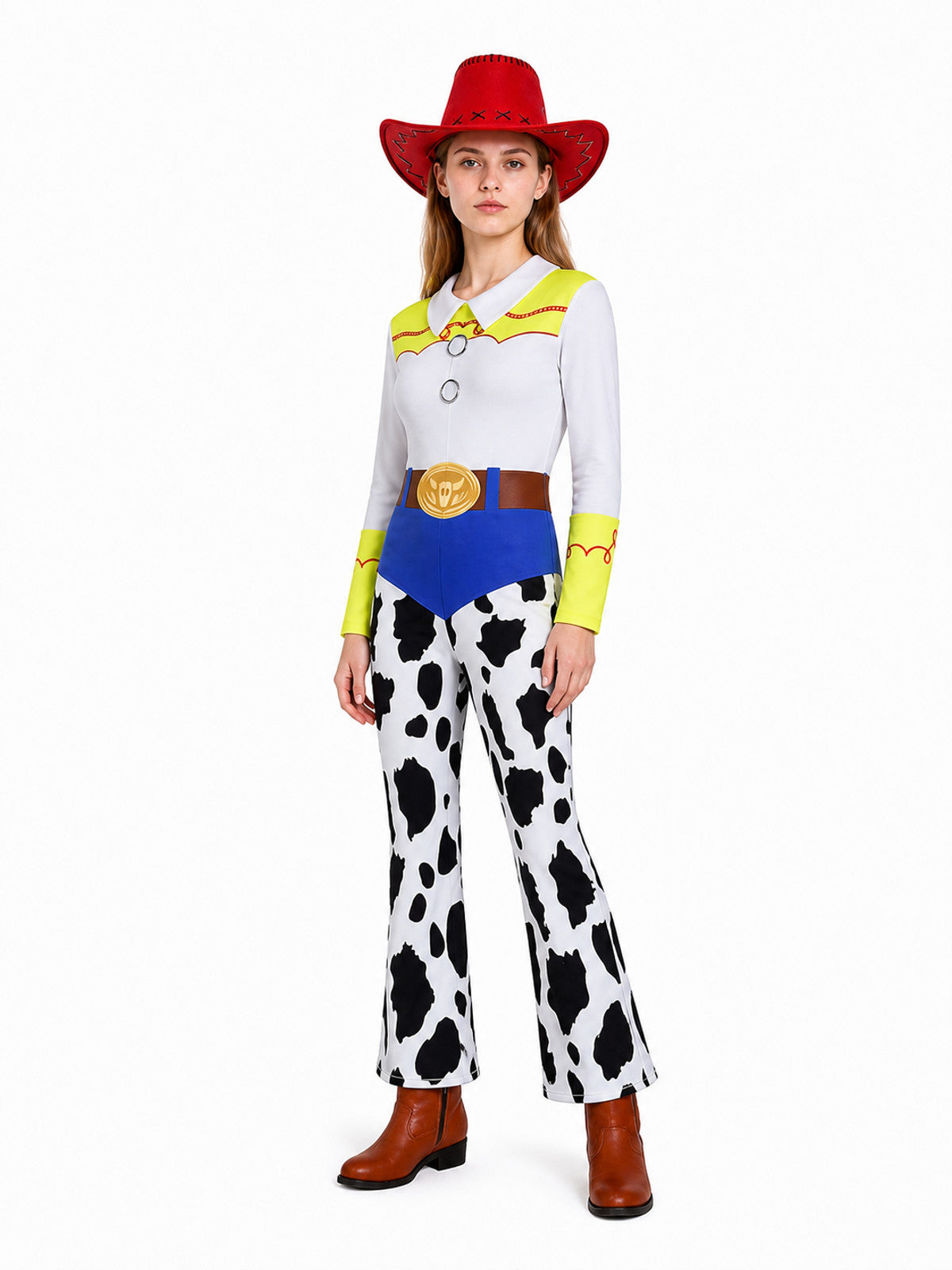 Character cosplay costume, jumpsuit with hat Costume Headwear detail