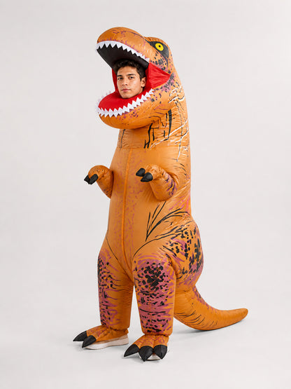 One-Piece Cartoon Inflatable Dinosaur Costume main product view