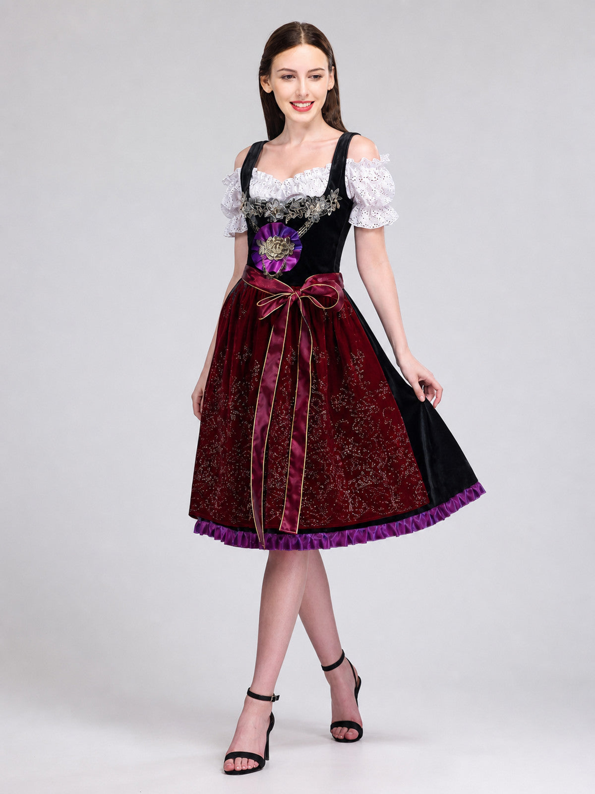 Ethnic-Style Costume Dress with Bow Costume Dresses detail