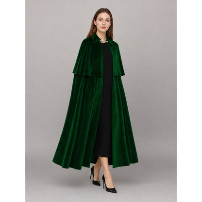Dark Green Carnival Cape for a Vampire Costume lifestyle
