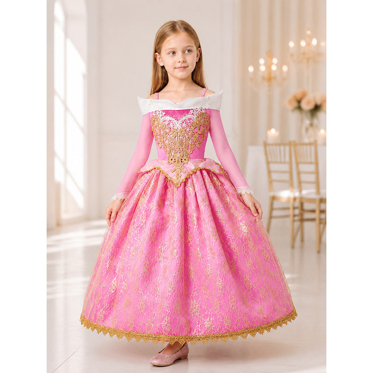 Princess Costume Dress for Halloween and Cosplay lifestyle view