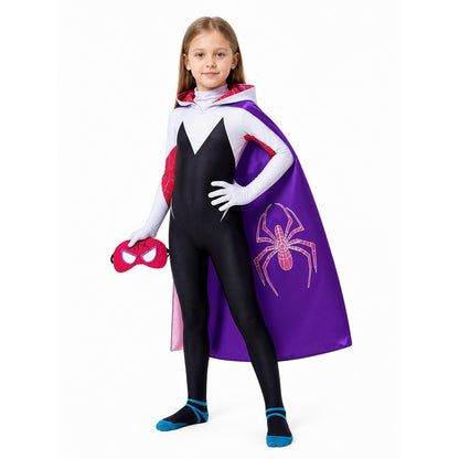 Spider Superhero Costume with Cape and Mask Costume Capes detail