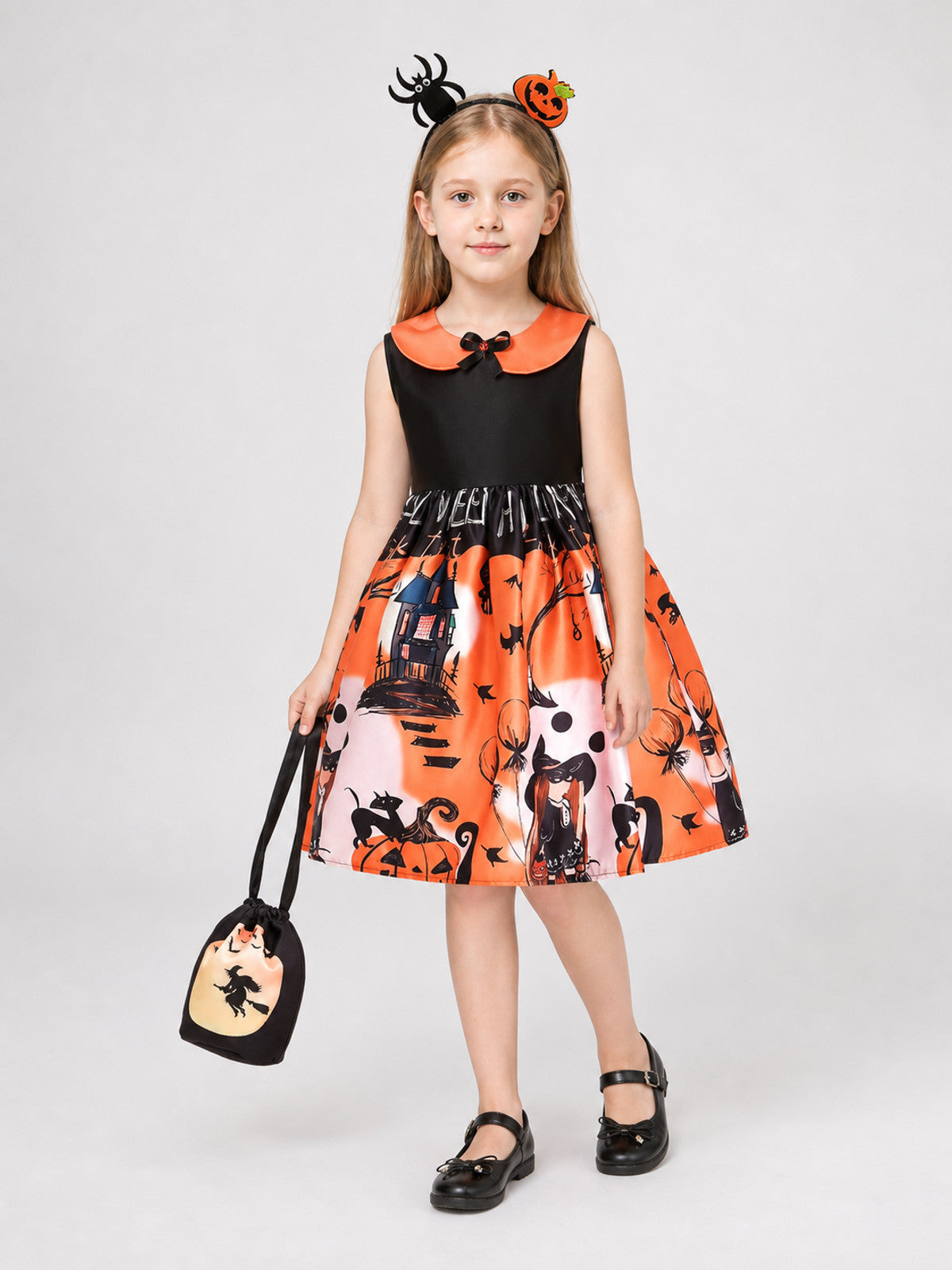 Halloween cosplay dress with a full skirt Costume Dresses detail