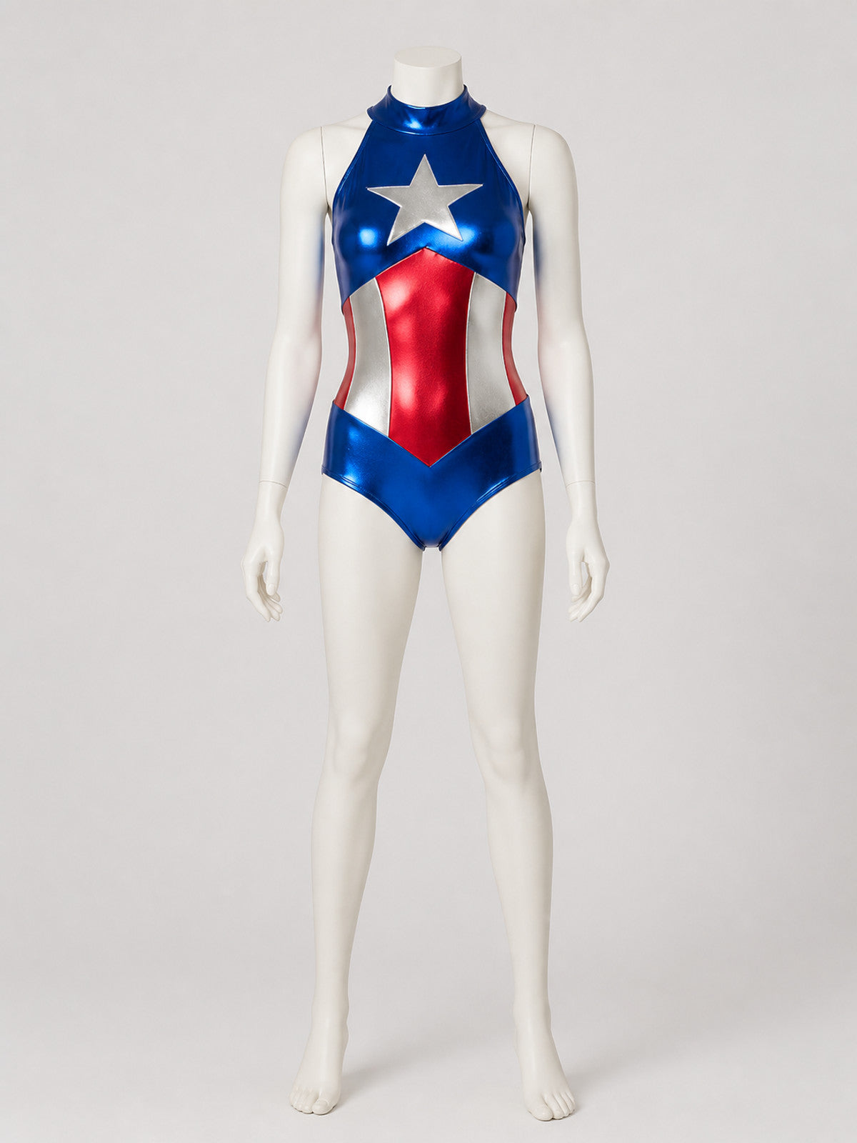 Superhero Costume with Stars for Cosplay