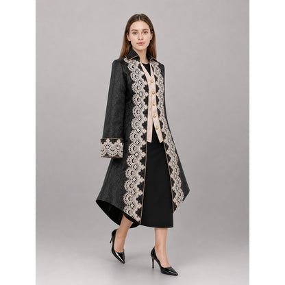 Black Long Tailcoat Jacket with Trim occasion guide