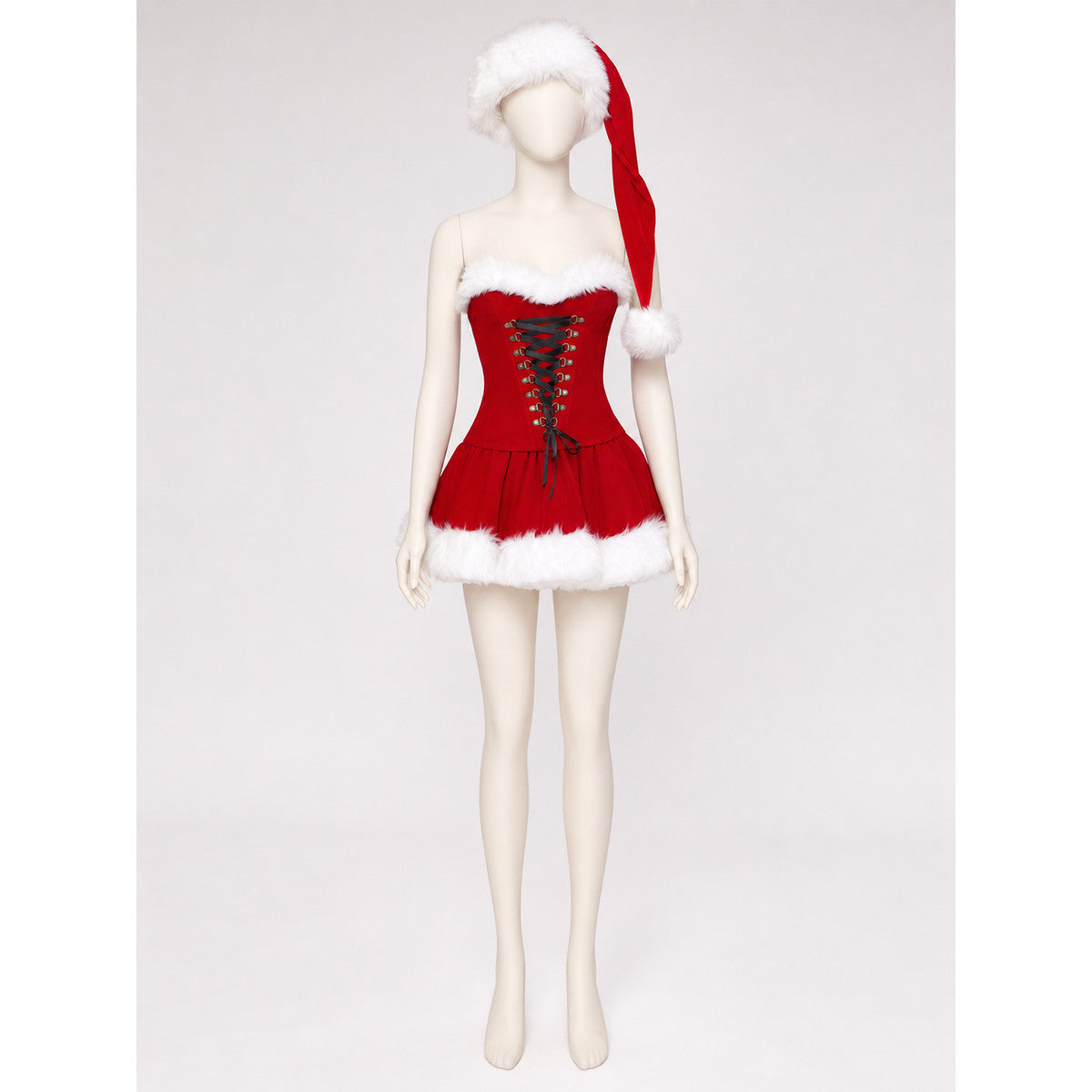 Christmas Character Costume with Lace-Up Detailing