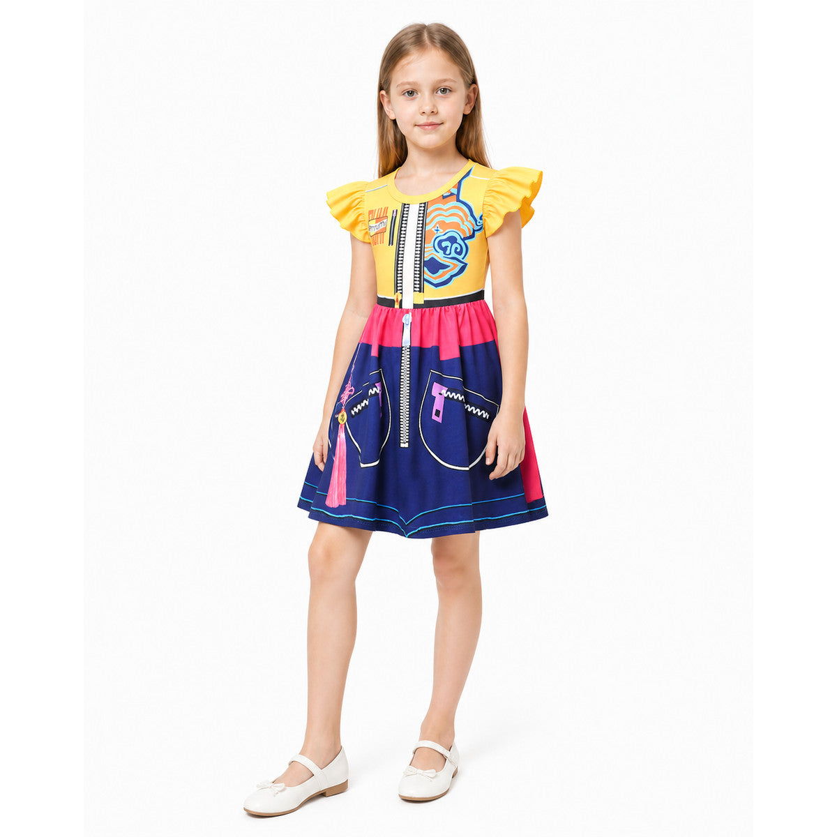Printed Halloween Costume Dress