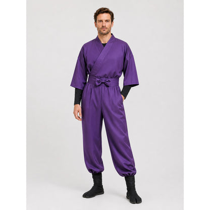 Anime Cosplay Ninja Costume, Japanese-Style Jumpsuit Costumes detail