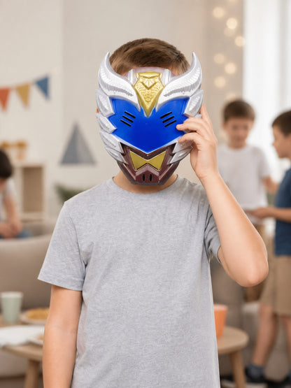 Carnival Eagle Mask with Gold Decor lifestyle view