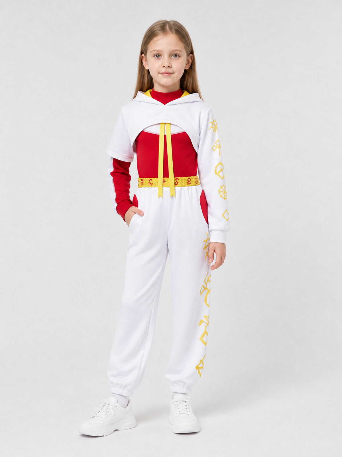 Zombie High School 4 Cosplay Costume, 3 Pieces Costumes detail