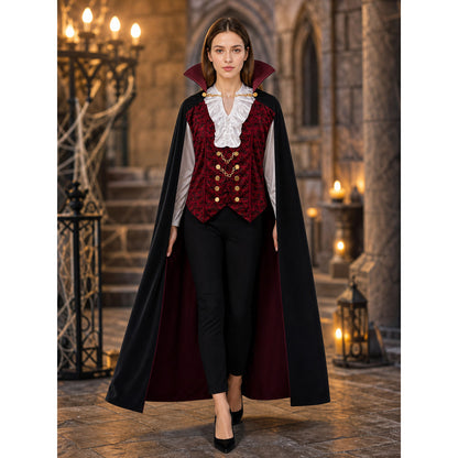 Count Costume: Victorian-Style Coat and Vest with Jabot lifestyle view