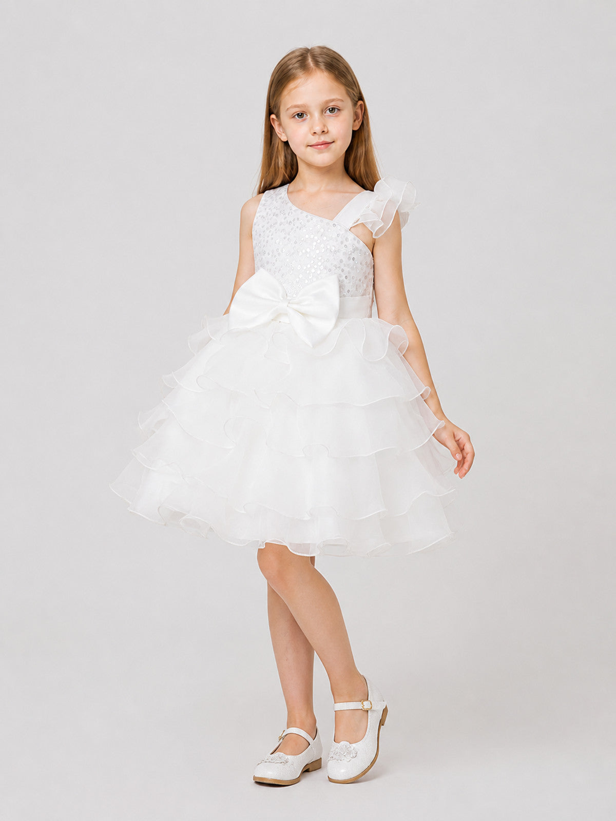 Full Princess Dress with Sequins for Performances Costume Dresses detail