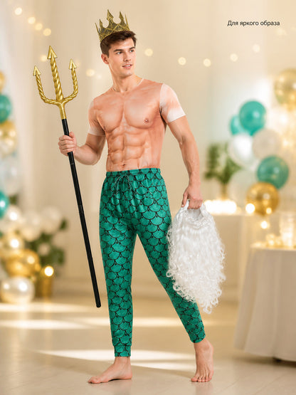Costume with Crown and Trident XXXL