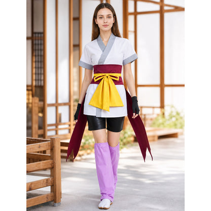Kurapika Cosplay Costume, 7-Piece Set lifestyle view