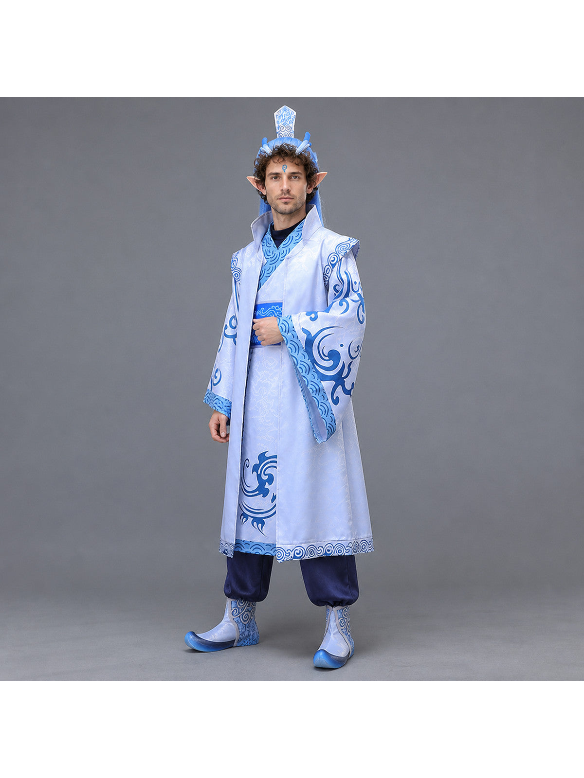 Ao Bing Cosplay Costume, Horned Set