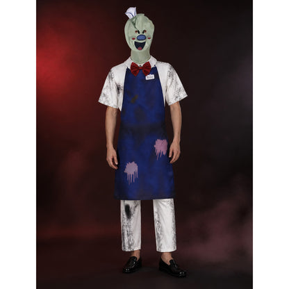 Rod Horror Ice Cream Monster Costume Set - Halloween Cosplay Bodysuit with Apron main product view