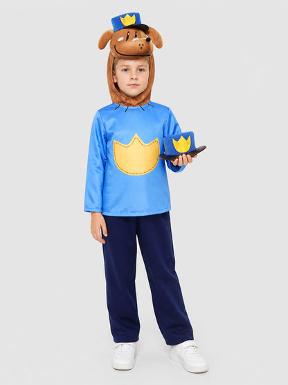 Dogman Cosplay Costume: Mask, Top, and Pants