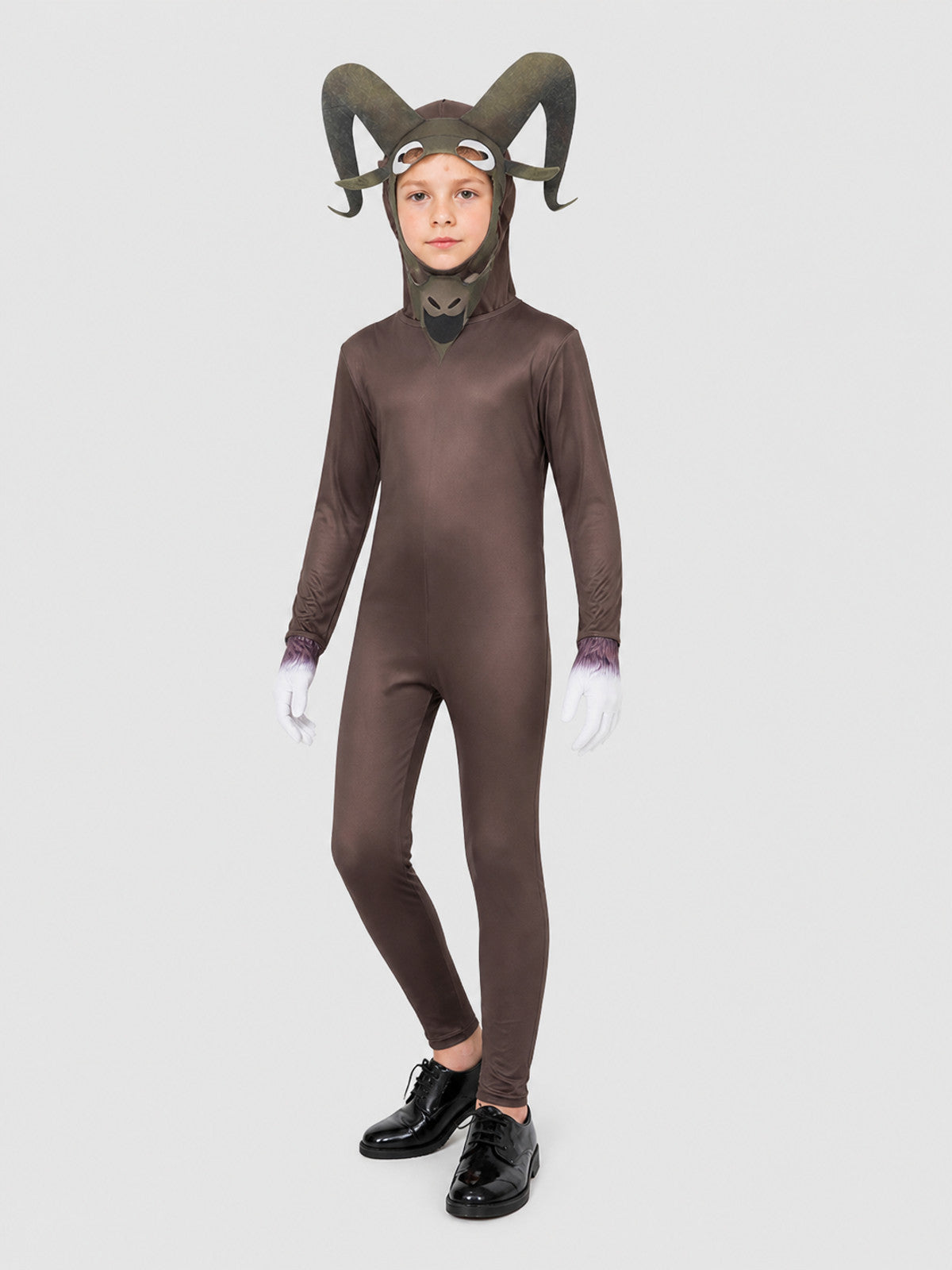 Carnival Jumpsuit "Goat Monster" with Hood Costumes detail